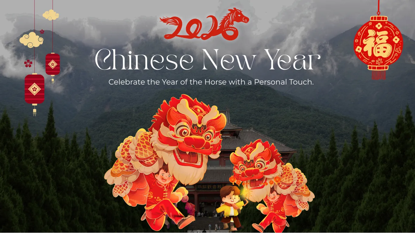 Chinese New Year Canva Ecommerce Landing Page Template