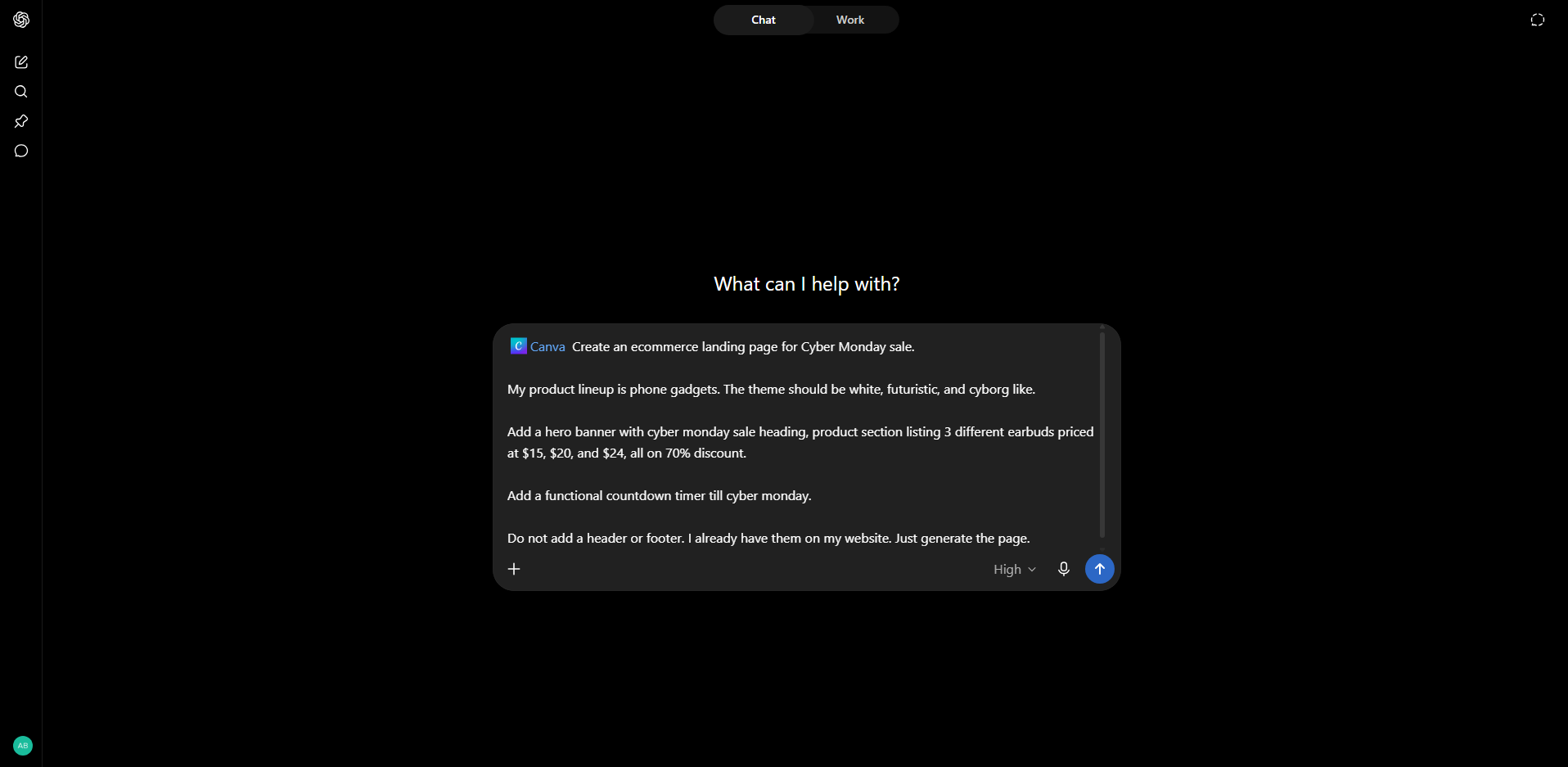 Canva Prompt