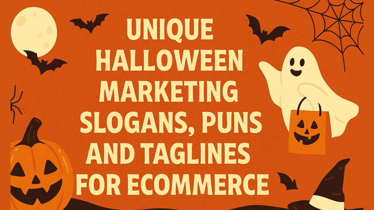 90+ Unique Halloween Marketing Slogans, Puns, and Taglines for Ecommerce