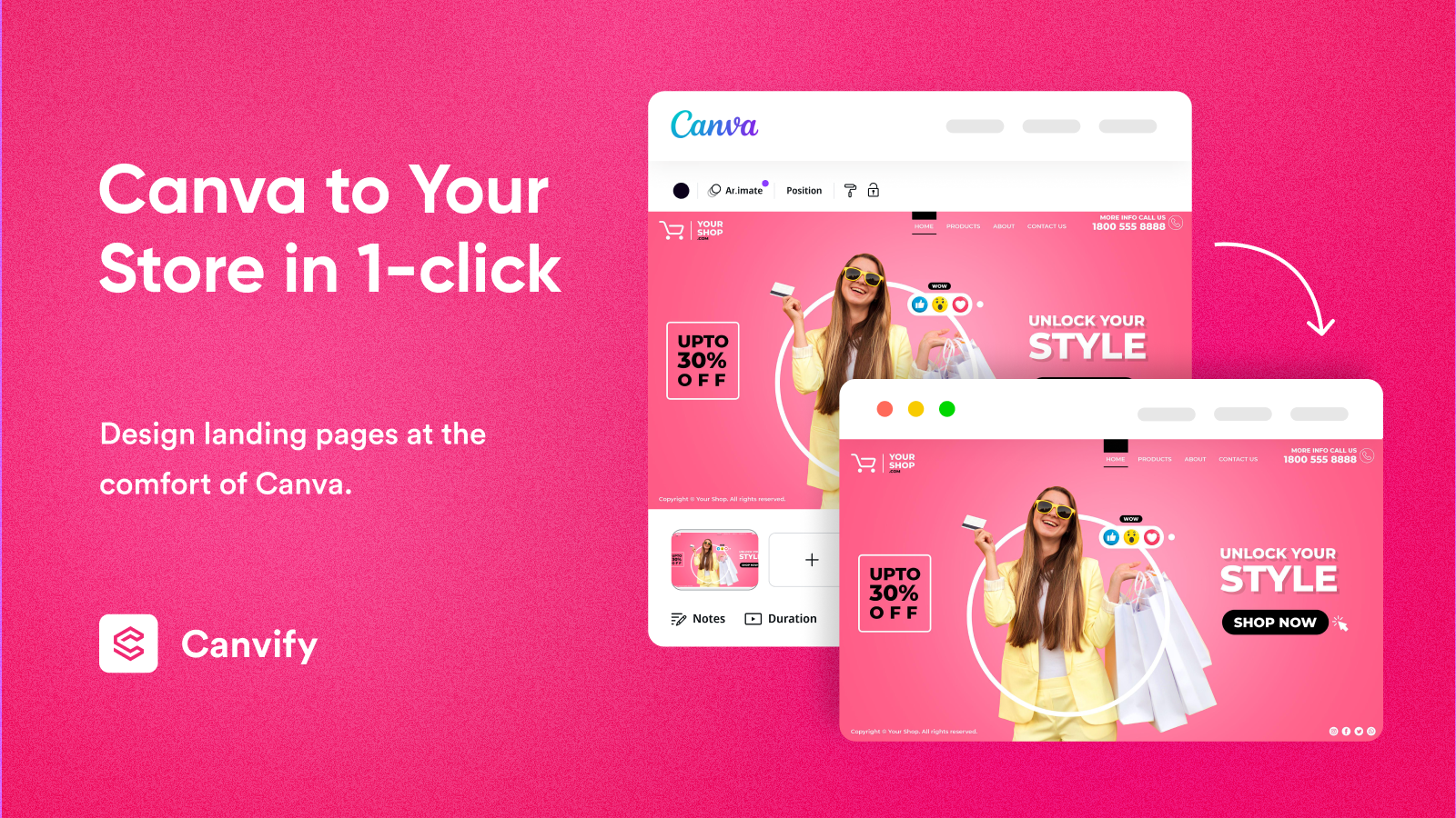 Canvify app for Shopify