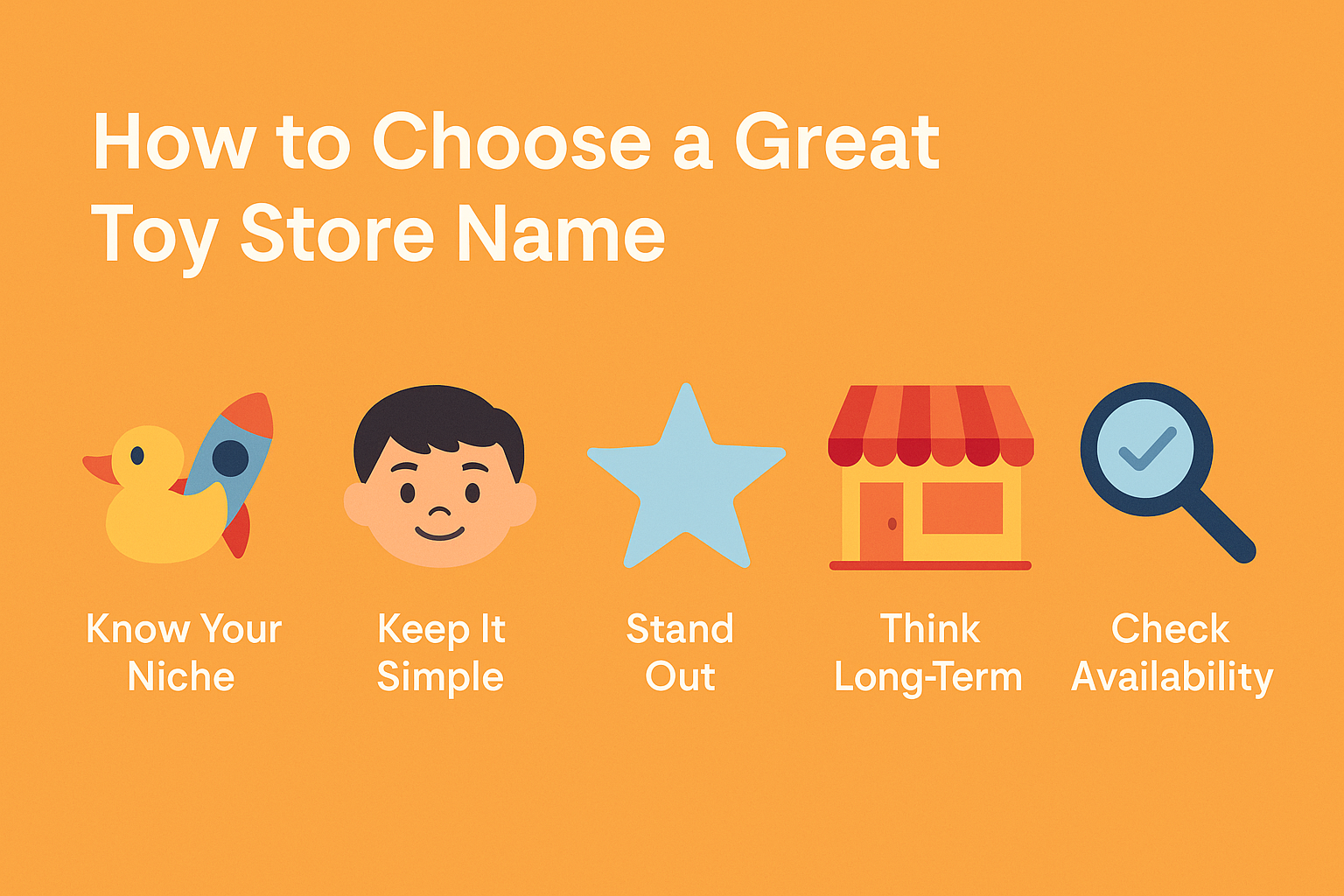 How to choose a toy shop name